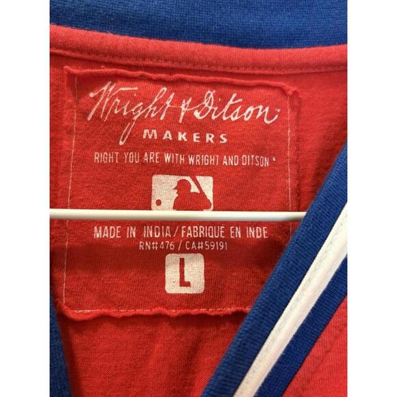 Texas Rangers Deep Red T-Shirt Large - Picture 4 of 8